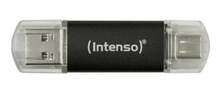 USB mälupulk Intenso Twist Line, USB 3.2, 128GB, antratsiit/läbipaistev