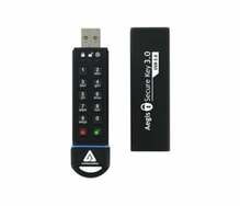 USB mälupulk Apricorn Aegis Secure Key, USB 3.0, 30GB, must