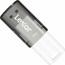 USB mälupulk Lexar JumpDrive S60, USB 2.0, 64GB, must/teal