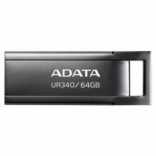 USB mälupulk ADATA UR340 AROY-UR340-64GBK, USB 3.2, 64GB, must