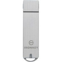 USB mälupulk Kingston IronKey S1000 IKS1000E/64GB, USB 3.0, 64GB, metall