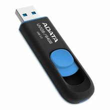 USB mälupulk ADATA UV128 AUV128-64G-RBE, USB 3.0, 64GB, must/sinine