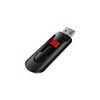 USB mälupulk SanDisk Cruzer Glide SDCZ60-128G-B35, USB 2.0, 128GB, must/punane