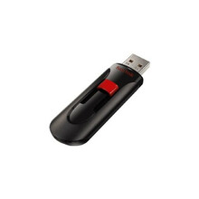 USB mälupulk SanDisk Cruzer Glide SDCZ60-128G-B35, USB 2.0, 128GB, must/punane