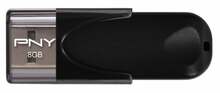 USB mälupulk PNY Attache4 FD8GBATT4-EF, USB 2.0, 8GB, must