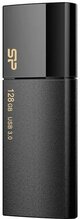 USB mälupulk Silicon Power Blaze B05, USB 3.0, 128GB, must