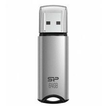 USB mälupulk Silicon Power Marvel M02, USB 3.2 Gen 1, 64GB, hõbe