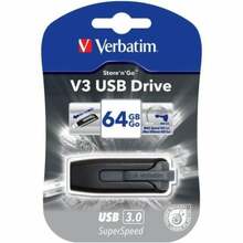USB mälupulk Verbatim Store n Go V3, USB 3.0, 64GB, must