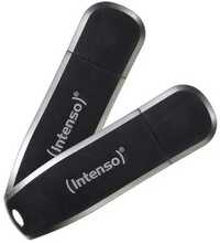 USB mälupulk Intenso 3533495, USB 3.2, 2x128GB, must