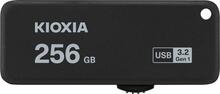 USB mälupulk Kioxia TransMemory U365, USB 3.2, 256GB, must