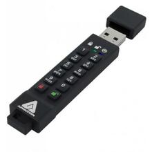 USB mälupulk Apricorn Aegis Secure Key 3z ASK3Z-128GB, USB 3.2 Gen 1, 128GB, must