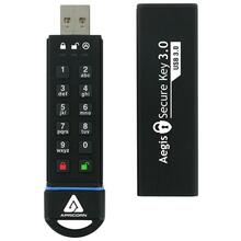 USB mälupulk Apricorn Aegis Secure Key 3.0 ASK3-120GB, USB 3.2 Gen 1, 120GB, must