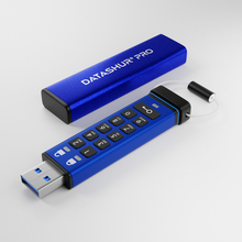 USB mälupulk iStorage datAshur Pro XTS-AES 256-bit, USB 3.0, 8GB, alumiinium