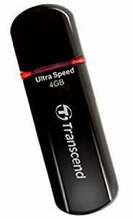 USB mälupulk Transcend JetFlash 600, USB 2.0, 4GB, punane