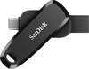 USB mälupulk SanDisk Phone Drive SDDDC6-128G-G46, USB Type-C/Type-A, 128GB, must