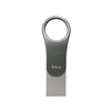 USB mälupulk Silicon Power Mobile C80, USB 3.0, 64GB, titaan/hõbe