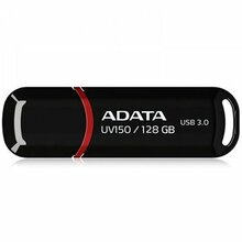 Mälupulk Adata UV150, USB 3.0, 128GB, must