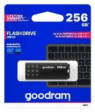 USB mälupulk Goodram UME3, USB 3.2 Gen 1, 256GB, must