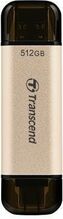 USB mälupulk Transcend JetFlash 930C TS128GJF930C, USB 3.2, 128GB, kuldne