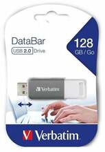 USB mälupulk Verbatim DataBar, USB 2.0, 128GB, hall