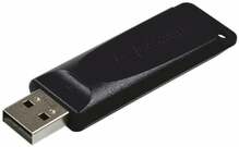 USB mälupulk Verbatim Slider V98696, USB 2.0, 16GB, must