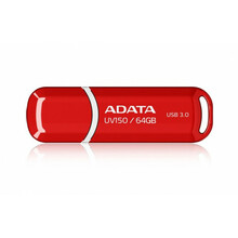 USB mälupulk ADATA DashDrive UV150 AUV150-64G-RRD, USB 3.0, 64GB, punane