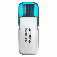 USB mälupulk Adata UV240 AUV240-32G-RWH, USB 2.0, 32GB, valge