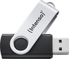 USB mälupulk Intenso Office Line, USB 3.2 Gen 1, 128GB, must/hõbe