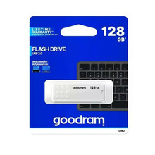 USB mälupulk Goodram UME2, USB 2.0, 128GB, valge