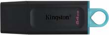 USB mälupulk Kingston DataTraveler Exodia DTX, USB 3.2, 64GB, sinine/must