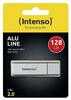 USB mälupulk Intenso Alu Line 3521496, USB 2.0, 128GB, hõbe