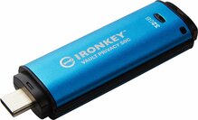 USB mälupulk Kingston IronKey IKVP50C, USB-C, 32GB, sinine