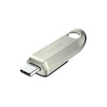 USB mälupulk SanDisk Ultra Luxe SDCZ75-128G-G46, USB-C, 128GB, hõbe