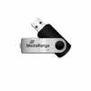 USB mälupulk MediaRange MR910, USB 2.0, 16GB, hõbe/must