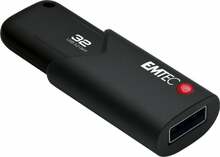 USB mälupulk Emtec B120 Click Secure, USB 3.2, 32GB, must