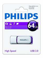 USB mälupulk Philips Snow Edition FM64FD70B, USB 2.0, 64GB, lilla/valge