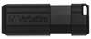 USB mälupulk Verbatim PinStripe, USB 2.0, 64GB, must