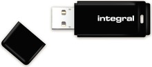 USB mälupulk Integral INFD64GBBLK, USB 2.0, 64GB, must