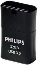 USB mälupulk Philips Pico Edition FM32FD90B, USB 3.0, 32GB, must
