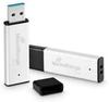 USB mälupulk MediaRange MR1902, USB 3.0, 128GB, must/hõbe