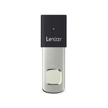 USB mälupulk Lexar JumpDrive Fingerprint F35pro LJDF35P256G-RNBNG, USB 3.2 Gen 1, 256GB, must/hõbe