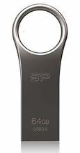 USB mälupulk Silicon Power Jewel J80, USB 3.0, 64GB, hõbe