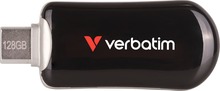 USB mälupulk Verbatim Plectra 30225, USB-C, 128GB, must