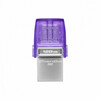 USB mälupulk Kingston DataTraveler microDuo 3C, USB 3.2, 128GB, lilla