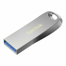 USB mälupulk SanDisk Ultra Luxe SDCZ74-128G-G46, USB 3.1, 128GB, hõbedane