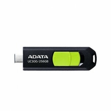 USB mälupulk Adata UC300, USB 3.2 Gen 1, 256GB, must/roheline