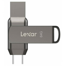 USB mälupulk Lexar JumpDrive Dual Drive D400, USB 3.1, 64GB, hall