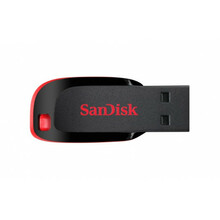USB mälupulk SanDisk Cruzer Blade SDCZ50-032G-B35, USB 2.0, 32GB, must/punane