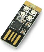 USB mälupulk Adafruit Neo Trinkey 4870, SAMD21, 4 NeoPixels