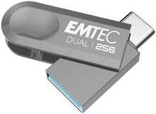 USB mälupulk Emtec D280, USB 3.2 Type-C, 256GB